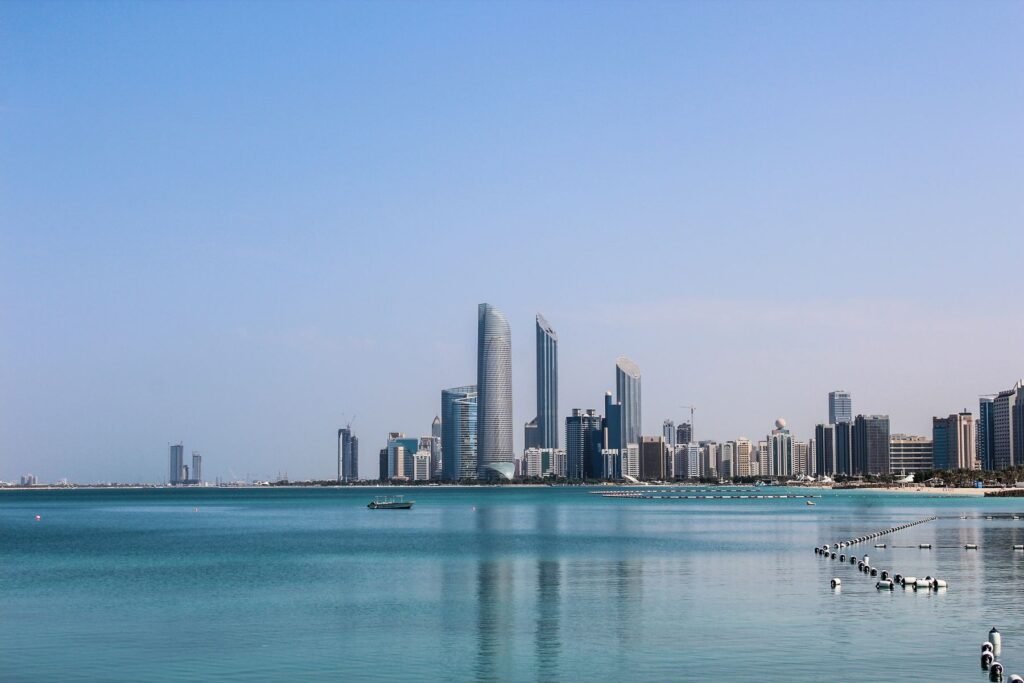Abu Dhabi skyline and waterfront, representing mortgage comparisons across UAE emirates
